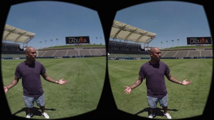 Les stars du LA Galaxy en réalité virtuelle avec Laduma