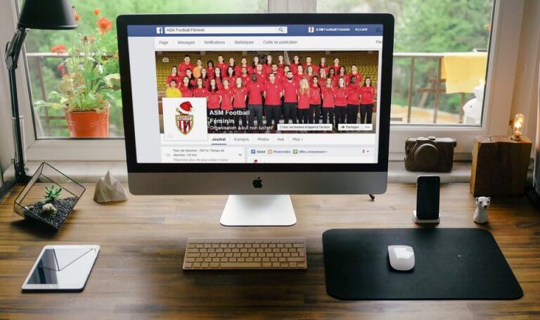 AS Monaco Football Féminin - communication digitale pour les clubs amateurs