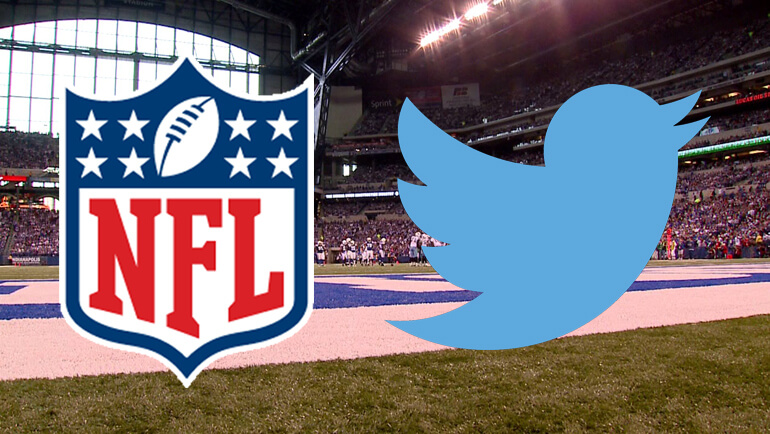 La diffusion de la NFL en live streaming sur Twitter