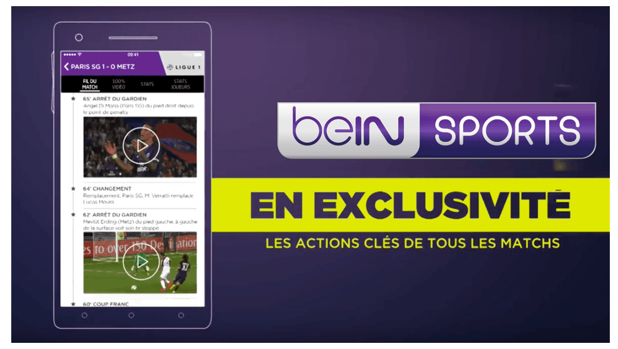 Wildmoka en charge de l'expérience fan mobile de beIN Sports France