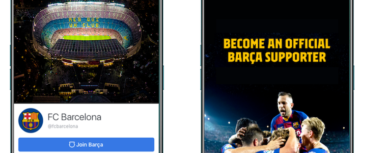 Barça Facebook premium