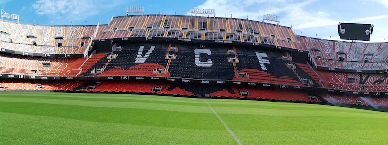 Visite du stade de Mestalla de Valence