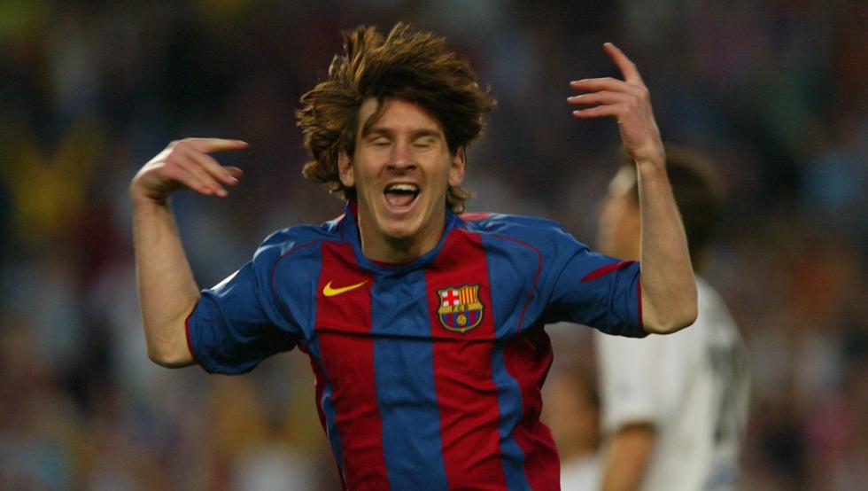Lionel Messi premier match Liga