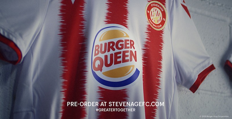 Maillot Burger Queen Stevenage