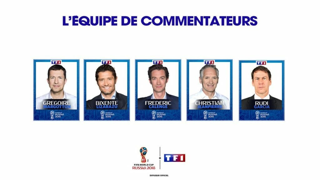 Commentateurs TF1 Coupe du Monde 2022