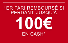 Bonus remboursé cash PMU Sport