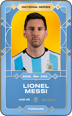 Carte Lionel Messi Sorare Global Cup