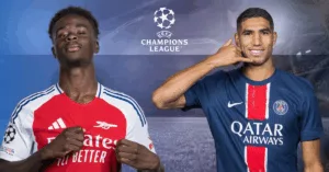 pronostic Arsenal PSG Ligue des Champions